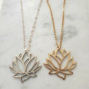 LOTUS FLOWER with Chain